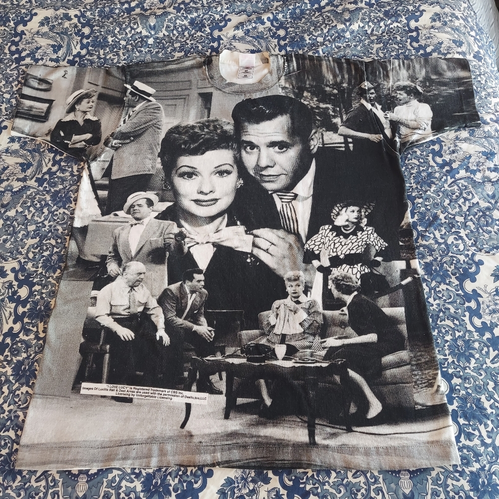 I Love Lucy Vintage Tee Shirt size XL
